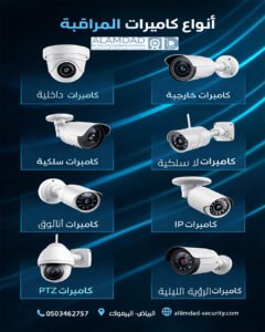 انواع الكاميرات المراقبة